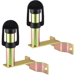 D-TECH Halter Rundumleuchte mit Kabel 12V Leuchten Halterung seitliche Montage,drehbar Halterung für Warnleuchte, Blinklicht Halterung,Universelle Traktor Warnleuchten halterung,nach DIN 72591(2ST)