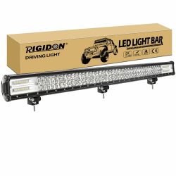 RIGIDON Led lichtleiste kfz aussen, 12V 24V 45 Zoll 115cm 612W Spot Flut-Combo-Strahl offroad beleuchtung für SUV Offroad ATV, UTV, Offroad, Traktor, LKW,Fahrzeuge, 6000K Weiß led nebelscheinwerfer