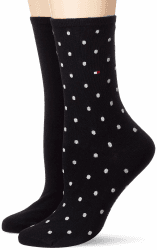 Tommy Hilfiger Damen Damensocken mit Punkten Socken (2er Pack)