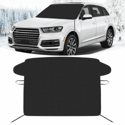 Kairiyard Windschutzscheibe Abdeckung für EIS und Schnee, 600D Oxford Fabric Windschutzscheibe Abdeckung schützt vor Schnee, EIS und Frost Winter Windschutzscheibe Schnee Abdeckung für Auto LKW SUV.