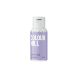 Colour Mill Oil Blend Lavender Lebensmittelfarbe auf Ölbasis - Lebensmittelfarben für Schokolade, Fondant, Cupcakes, Kuchen, Backen, Macaron - Food Coloring für Tortendeko - 20ml Lavender 20 ml