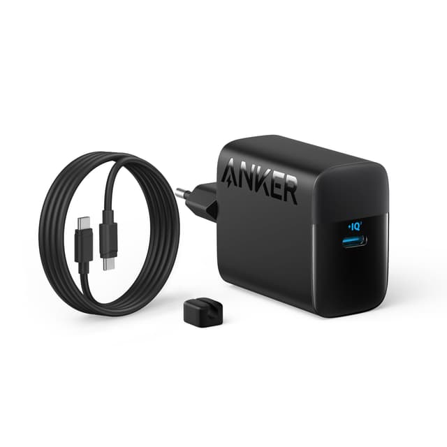 45W USB C Ladegerät, Anker Ladegerät mit USB C Kabel, iPad Ladegerät, PPS-Schnellladen Netzteil für Samsung Galaxy S24 Ultra/S24/S23+/S23/S22/Note20, iPhone 16/15, Pixel (1x 1,5m Kabel inkl.)