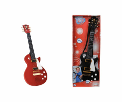Simba 106837110 - My Music World Rockgitarre, 2-fach sortiert, es wird nur ein Artikel geliefert, Metallsaiten, Gurt, 56cm, ab 4 Jahre
