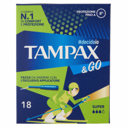 TAMPAX &Go Super x18