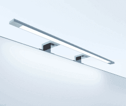 kalb Material für Möbel LED Badleuchte Badlampe Spiegellampe Spiegelleuchte Schranklampe Aufbauleuchte Spiegelleuchte, 740mm, verchromt, neutralweiss