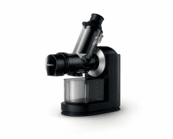 Philips Domestic Appliances HR1889/70 Slow Juicer, Entsafter für kaltes Pressen & maximale Nährstoffextraktion Schwarz