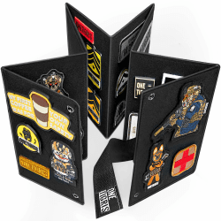 OneTigris Taktische Militär Patch Holder Platte Klett-Teller |MEHRWEG Verpackung (Multi-Fold-Design)