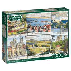Falcon 11303 The Beautiful North-1000 Teile Puzzlespiel, Mehrfarben