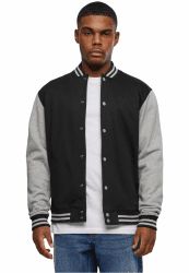 Urban Classics Herren Sweatjacke 3XL Blk/Gry