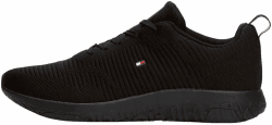Tommy Hilfiger Herren Runner Sneaker Corporate Knit Rib Runner Sportschuhe