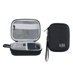 Gadget Organizer Case für Reise-Router GL-AXT1800/ MT1300/ SFT1200/ E750, Ladegeräte, Kabel und Zubehör, robuste und langlebige Tasche, Handtragetasche aus Eva, stoßfest, wasserabweisend (Black)