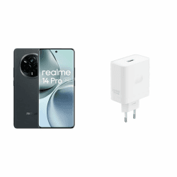 realme 14 Pro 5G 256GB 8GB Suede Grey Amazon Version + 120W Power Adapter