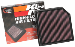 K&N Luftfilter kompatibel mit Volvo XC40 1.5 & 2.0 inkl Diesel 2018- (33-3127) Rot
