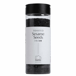 Emma Basic - Gerösteter schwarzer Sesam 150g | Ballaststoffreich | Proteinquelle | vegan | Reiches Aroma | Antioxidantien | Einfach streuen
