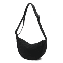 TIAASTAP Damen Halbmond Crossbody Schultertasche, Hobo Casual Crossbody Bag, Einfarbige Tragbare Halbmond-Tasche Umhängetasche mit verstellbarer Schultergurt