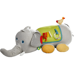 HABA 306454 - Entdeckertier Elefant, Multifunktionsspielzeug ab 6 Monaten