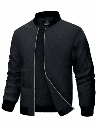 MAGCOMSEN Herren Leicht Bomberjacke Dünne Blouson Jacke Freizeit Sommer Übergangsjacke Lässig Sportlich Fliegerjacke mit Multi Taschen