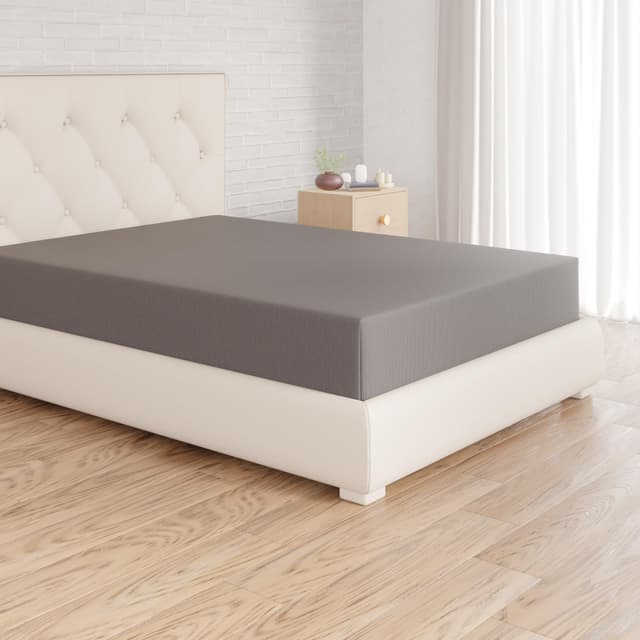 🛏️ Amazon Basics Spannbettlaken 90x200 cm Dunkelgrau 💤