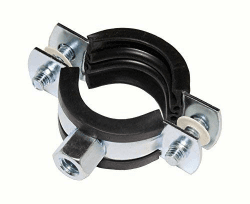 10 Stück Schraubrohrschellen Rohrschelle Stahl verzinkt (15-19 mm / 3/8")