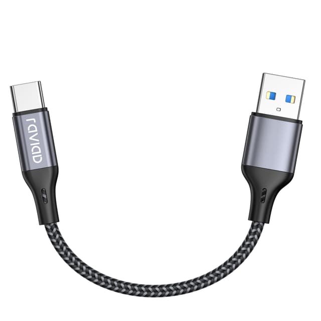 🔋🔌 RAVIAD USB Typ C Kabel Kurz 15CM für iPhone, Samsung, Huawei - Schnelles Aufladen und Synchronisation