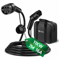 🚗 GONEO Typ 2 Ladekabel 11kW 7M 16A Ladekabel Elektroauto 🌿🔌