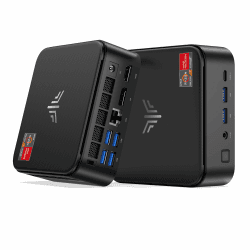 NiPoGi E3B Mini PC AMD Ryzen 7 5700U 32GB Dual DDR4 512GB Nvme PCle3.0 SSD Micro Desktop Computer
