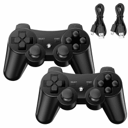 Diswoe Controller für PS-3, 2er Pack Wireless Controller 🎮