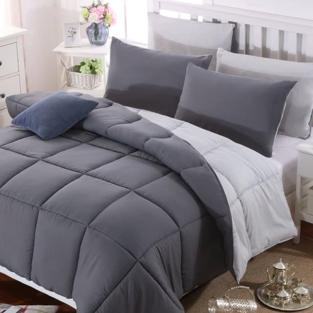 Angebot: QZY Bettdecke 155x220cm - Quilted Steppbettdecke antiallergisch für Allergiker 😍🛏️