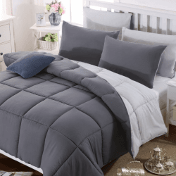 Angebot: QZY Bettdecke 155x220cm - Quilted Steppbettdecke antiallergisch für Allergiker 😍🛏️