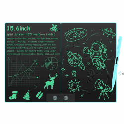 🌟 LCD Schreibtafel, Czemo 15,6 Zoll Split-Screen LCD-Schreibtafeln 🌈✨
