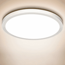 Deckenlampe LED Deckenleuchte Flach 18W - IP44 Badlampe, Weiß 4000K 1600LM 🌟