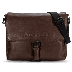 👜 FARMHOOD Memphis Damen/Herren Leder Aktentasche mit Schnallenverschluss | Messenger Bag 📚