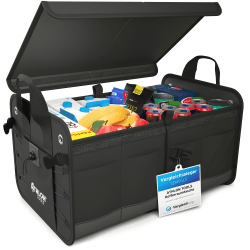 ATHLON TOOLS Premium Kofferraumtasche mit Deckel - 60 Liter XXL Kofferraum-Organizer 🚗