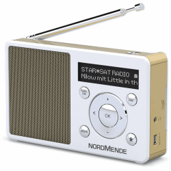 📻 TechniSat Transita 100 tragbares DAB+ Radio gold-weiß 🎶