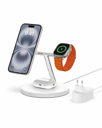 🔋📱 Belkin MagSafe 3-in-1-Wireless-Ladegerät: Schnelles Laden für iPhone und Apple Watch ⌚🎧