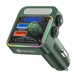 SONRU FM Transmitter Auto Bluetooth 5.3 Adapter Auto 🚗🔊