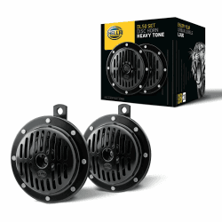 🔊 HELLA HEAVY DUTY HORN DL50 SET - Starktonhorn - 12V - 114dB(A) 🚗