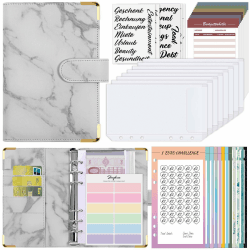 SKYDUE Budget Planner Deutsch Spar Challenge für Budget Planer A6 Geld Organizer 📓🔖