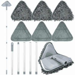🌟 Nuresh 360° Grad Drehbarer Dreiecks Wischmopp 🧹