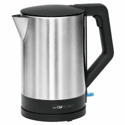 🌟 Clatronic® Wasserkocher 1.5 Liter Füllmenge | Sicherheitsklappdeckel | 2200 W Leistung 🌟