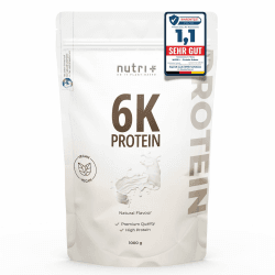 Nutri + Protein Pulver Neutral 1 kg - 85% Eiweiß - Zuckerfrei + Fettfrei 🌿