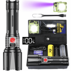 BEYSTE Taschenlampe LED Aufladbar 500000 Lumen 🌟