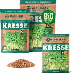 ZenGreens® - Bio Kresse Sprossen Samen - Gesundheitlicher Alleskönner 🌱