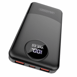 🔋📱 Power Bank 10000mAh: Schnellladefunktion & LED-Anzeige