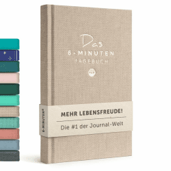 6-Minuten Tagebuch für Erwachsene 2025 (Das Original) 📔🌟