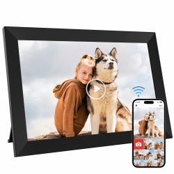 📷🖼️ 10,1 Zoll WiFi Digitaler Bilderrahmen mit 32GB Speicher und Touchscreen! 🎁