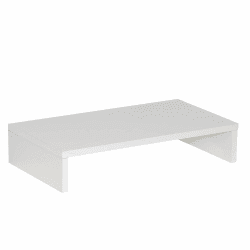 CARO-Möbel Monitorständer in Weiß 50 x 10 x 27 cm 🖥️🖱️