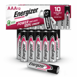 Energizer Advanced AAA Batterien 1,5V Alkaline, Packung mit 12 Stück ⚡🔋🌟