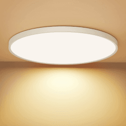 Super Hell und Energiesparend: OUILA LED Deckenleuchte Flach Rund
