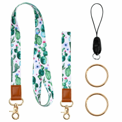 Shengxi Schlüsselbänder mit Karabiner Lanyard Strap 🌵🌺
